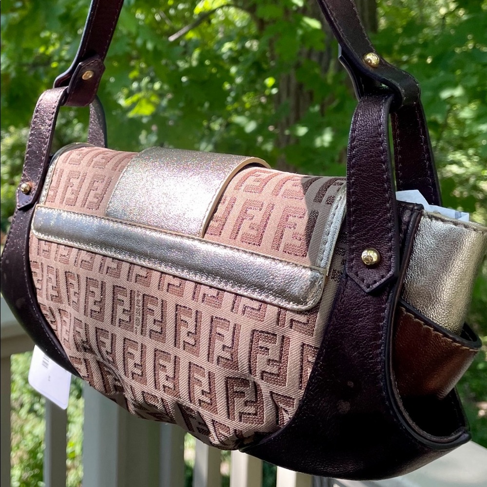 Fendi Tri-Color Metallic Mini Bag - Picture 4 of 6